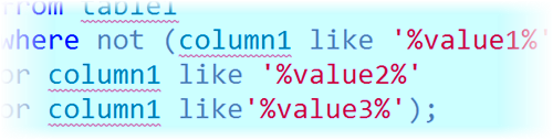 Select With Multiple Values Sql